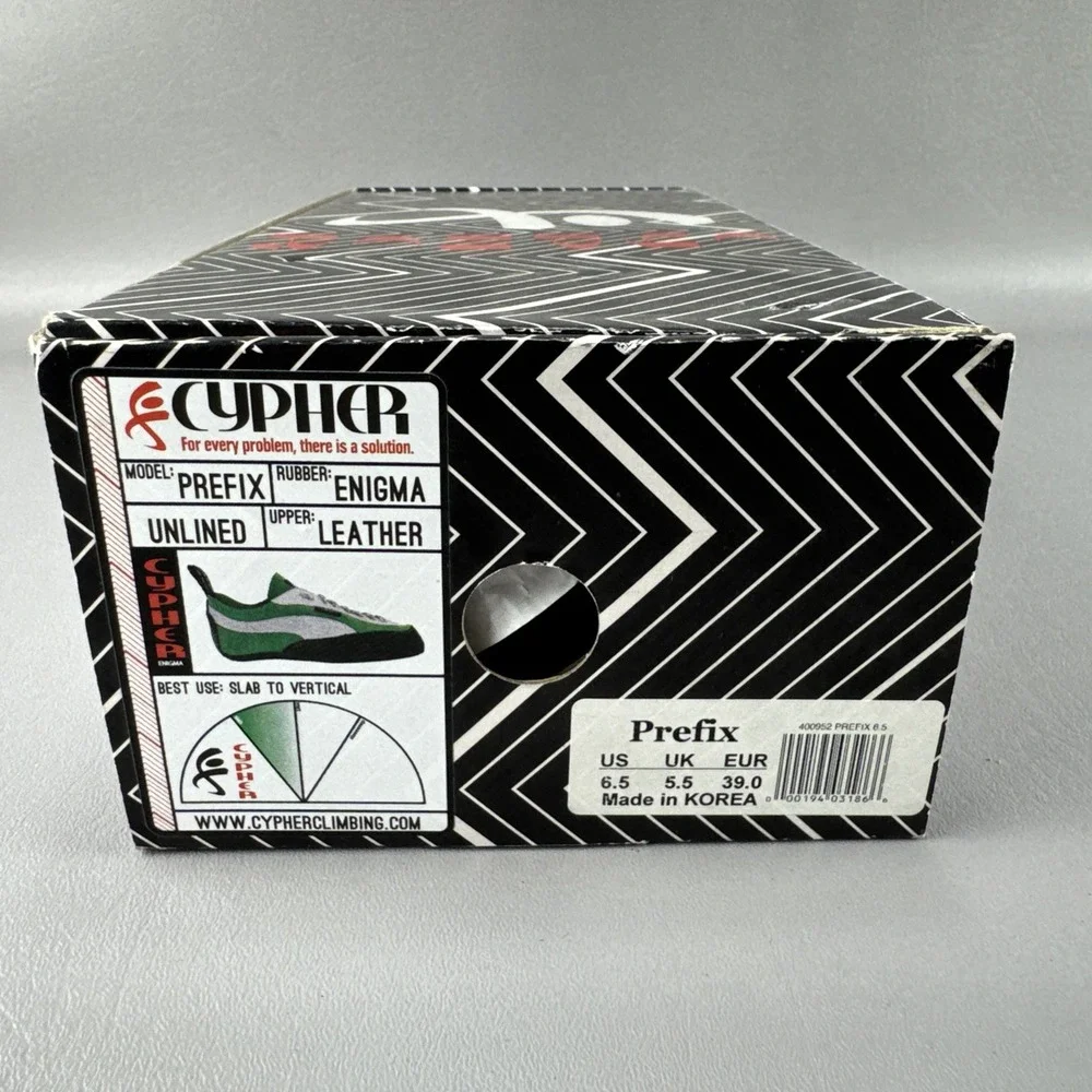 Cypher Prefix Enigma‎ Climbing Shoes Mens Sz 6.5 Unisex Hiking Outdoor Adventure